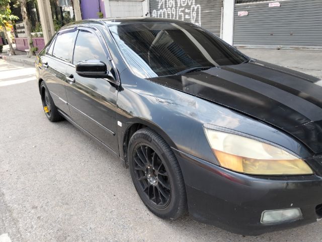 Honda Accord 2004 2.4 E i-VTEC Sedan เบนซิน ไม่ติดแก๊ส เกียร์อัตโนมัติ ดำ รูปที่ 4