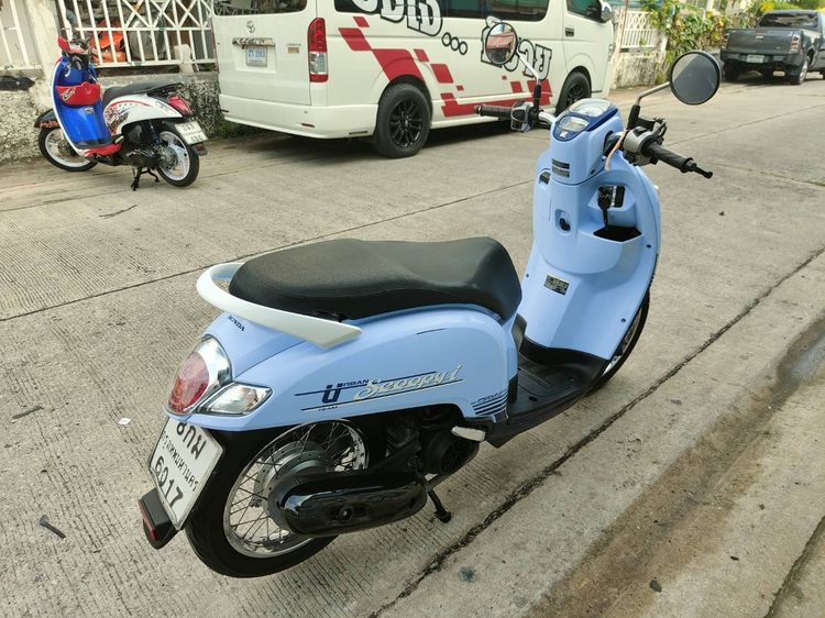 🛵ยังไงก็ขาย SCOOPY-i ปี 61 เครื่องดี สีสวย สตาร์ทมือ เล่มชุดโอนครบ+เปลี่ยนถ่ายน้ำมันเครื่องฟรี ส่งฟรี30 ก.ม รูปที่ 7