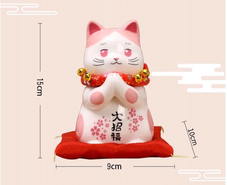 😺💖 6นิ้ว แมวน้อยสวดมนต์ขอพรให้เจ้าของ ปกป้องทรัพย์ เรียกเงินเข้าไม่ขาดสาย (กระปุกออมสินมงคล) รูปที่ 6