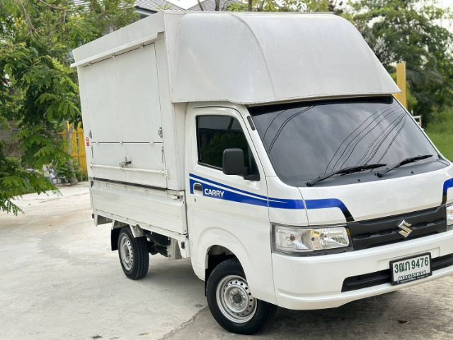 Suzuki Carry 2022 1.5 Pickup เบนซิน ไม่ติดแก๊ส เกียร์ธรรมดา ขาว