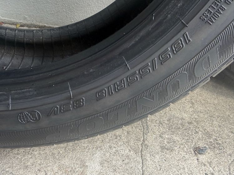 ยาง dunlopขอบ16 185 55 r16 มือสอง สภาพดี พร้อมใช้งาน ซื้อ1เส้น(แถมอีก1เส้น) รูปที่ 8
