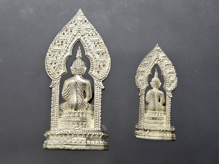 พระกริ่งนิรันตราย - พระชัยนิรันตราย เนื้อเงิน ฉลองสิริอายุครบ 96 ปี (๘ รอบ) วัดราชประดิษฐสถิตมหาสีมาราม ปี2543 พร้อมกล่อง รูปที่ 4