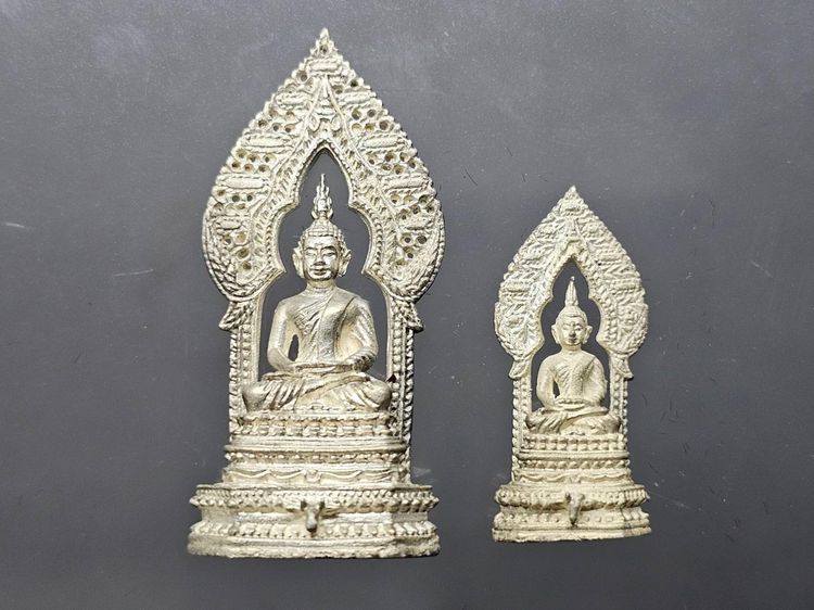 พระกริ่งนิรันตราย - พระชัยนิรันตราย เนื้อเงิน ฉลองสิริอายุครบ 96 ปี (๘ รอบ) วัดราชประดิษฐสถิตมหาสีมาราม ปี2543 พร้อมกล่อง รูปที่ 3