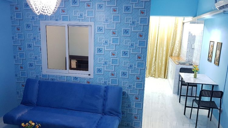 ตกแต่งครบ ขายคอนโดธารฟ้าเรสซิเด้นท์ถนนเรวดีซอย15วิวสวย 