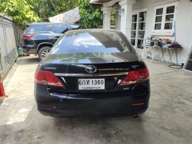 Toyota Camry 2007 2.4 G Sedan เบนซิน ไม่ติดแก๊ส เกียร์อัตโนมัติ ดำ รูปที่ 2