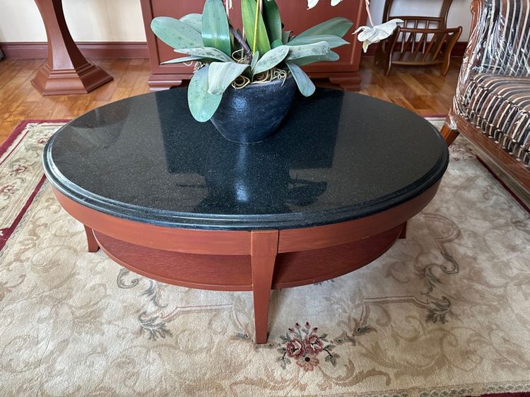 ดำ ไม้ coffee table