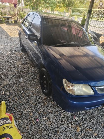 Toyota Corolla 2001 1.6 DXi Sedan เบนซิน ไม่ติดแก๊ส เกียร์อัตโนมัติ น้ำเงิน รูปที่ 4