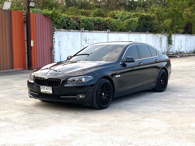 BMW Series 5 2013 520d Sedan ดีเซล เกียร์อัตโนมัติ ดำ รูปที่ 2