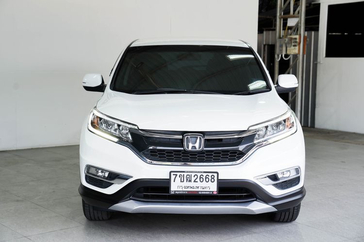 Honda CR-V 2015 2.0 E 4WD Utility-car เบนซิน ไม่ติดแก๊ส เกียร์อัตโนมัติ ขาว รูปที่ 3
