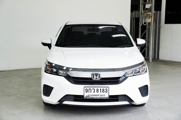Honda City 2020 1.0 SV Sedan เบนซิน ไม่ติดแก๊ส เกียร์อัตโนมัติ ขาว รูปที่ 3