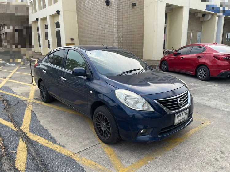 Nissan Almera 2013 1.2 E Sedan เบนซิน ไม่ติดแก๊ส เกียร์อัตโนมัติ น้ำเงิน