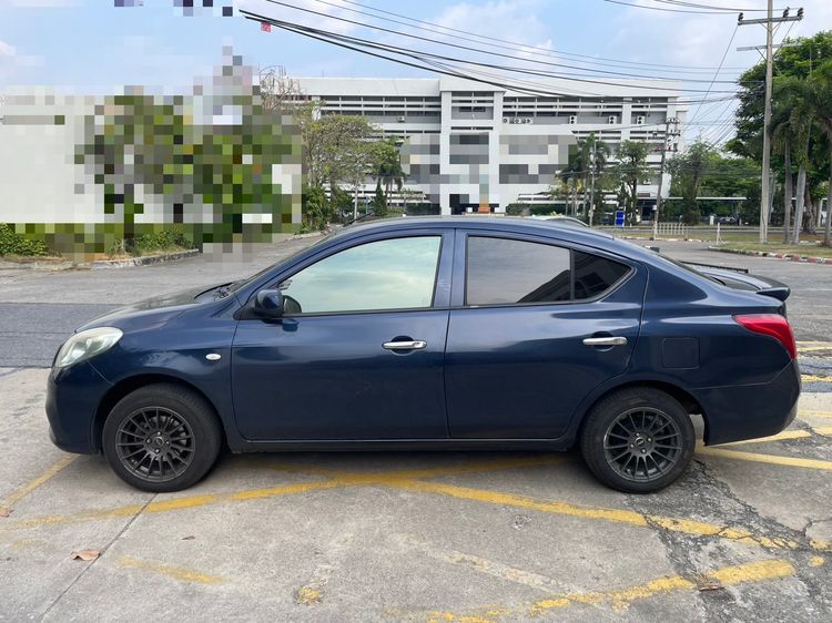Nissan Almera 2013 1.2 E Sedan เบนซิน ไม่ติดแก๊ส เกียร์อัตโนมัติ น้ำเงิน รูปที่ 4