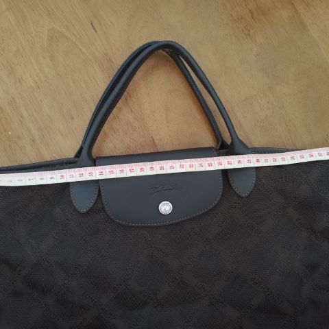 กระเป๋าถือ Longchamp ผ้าแคนวาสมือสองขายตามสภาพขอคนรับได้ รูปที่ 14