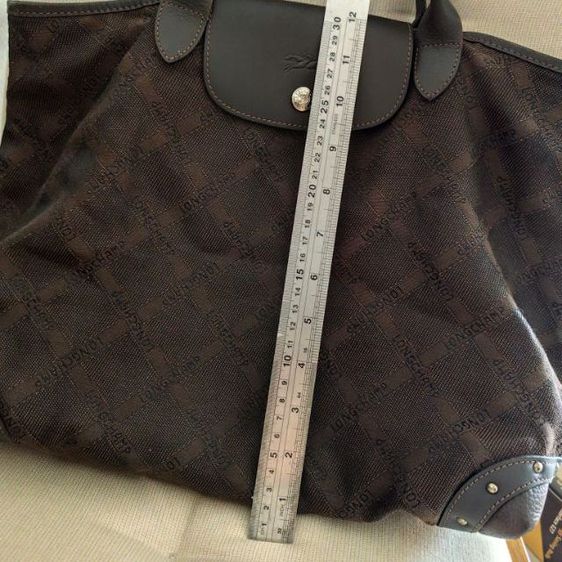 กระเป๋าถือ Longchamp ผ้าแคนวาสมือสองขายตามสภาพขอคนรับได้ รูปที่ 11