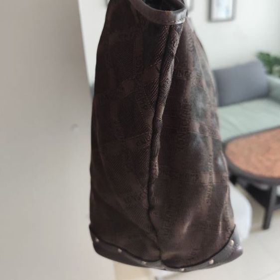 กระเป๋าถือ Longchamp ผ้าแคนวาสมือสองขายตามสภาพขอคนรับได้ รูปที่ 5