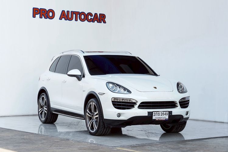 Porsche Cayenne 2013 3.0 S E-Hybrid 4WD Utility-car เบนซิน ไม่ติดแก๊ส เกียร์อัตโนมัติ ขาว รูปที่ 2