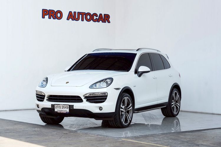 รถ Porsche Cayenne 3.0 S E-Hybrid 4WD สี ขาว