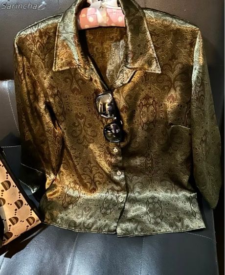 เสื้อเชิ๊ตมือสองลายวินเทจ รูปที่ 2
