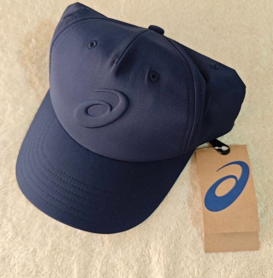 ของใหม่ หมวก Asics สีน้ําเงินของแท้ รูปที่ 5