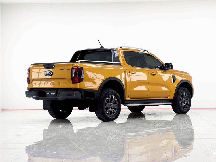 Ford Ranger 2024 2.0 Bi-Turbo Hi-Rider Wildtrak Pickup ดีเซล ไม่ติดแก๊ส เกียร์อัตโนมัติ เหลือง รูปที่ 4