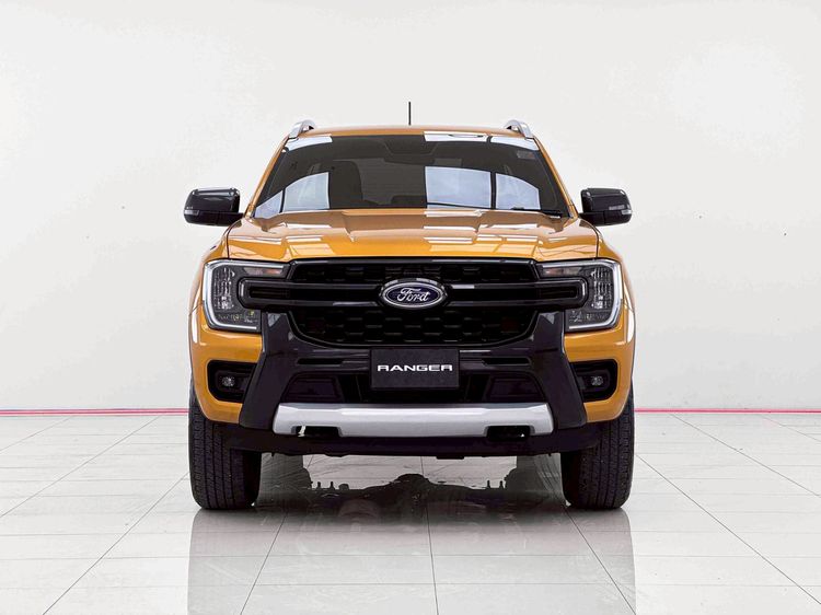 Ford Ranger 2024 2.0 Bi-Turbo Hi-Rider Wildtrak Pickup ดีเซล ไม่ติดแก๊ส เกียร์อัตโนมัติ เหลือง รูปที่ 3