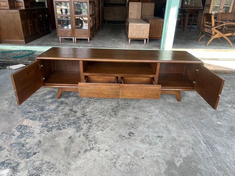 ตู้วางทีวีไม้สักแท้