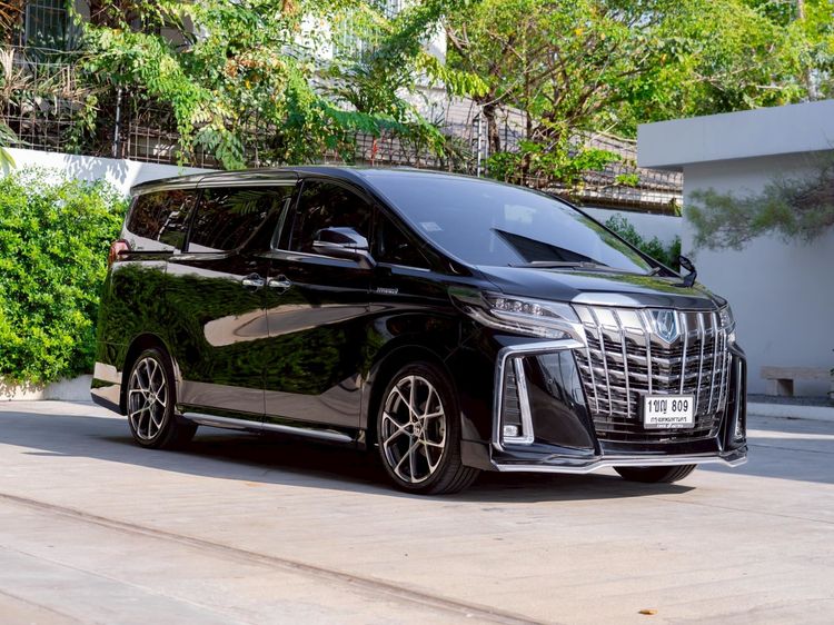 รถ Toyota Alphard 2.5 S C-Package สี ดำ