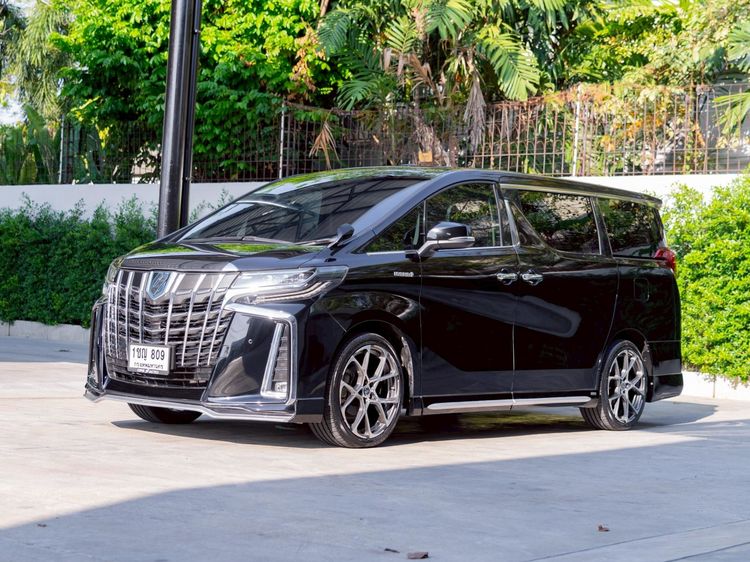 Toyota Alphard 2023 2.5 S C-Package Utility-car ไฮบริด ไม่ติดแก๊ส เกียร์อัตโนมัติ ดำ รูปที่ 3