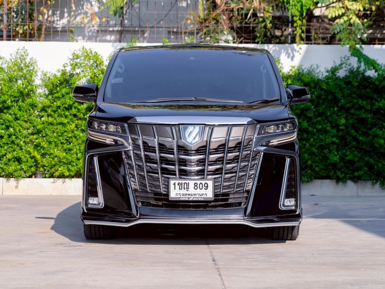 Toyota Alphard 2023 2.5 S C-Package Utility-car ไฮบริด ไม่ติดแก๊ส เกียร์อัตโนมัติ ดำ รูปที่ 2