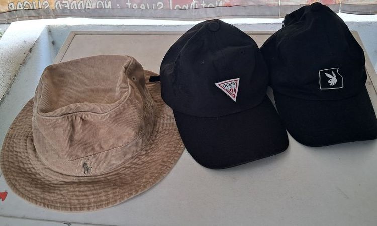 หมวกและหมวกแก๊ป หมวก Polo, Playboy, Guess ของแท้