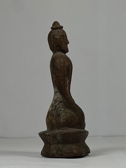 พระบูชาล้านนา (เป็นไม้) กว้าง 2 นิ้ว สูง 3.5 นิ้ว รูปที่ 3