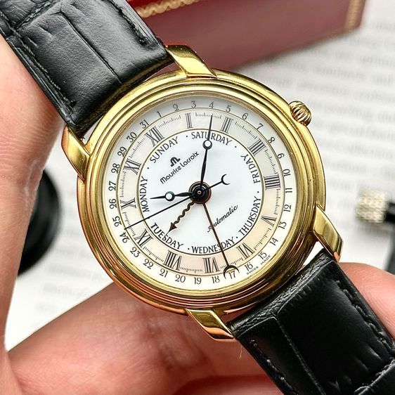Maurice Lacroix Masterpiece pointer Day-Date MOP dial automatic Swiss Made รูปที่ 3