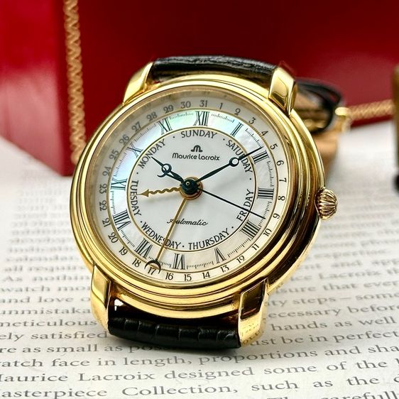 Maurice Lacroix Masterpiece pointer Day-Date MOP dial automatic Swiss Made รูปที่ 2