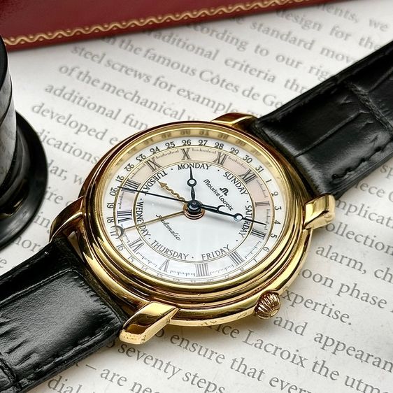 Maurice Lacroix Masterpiece pointer Day-Date MOP dial automatic Swiss Made รูปที่ 4