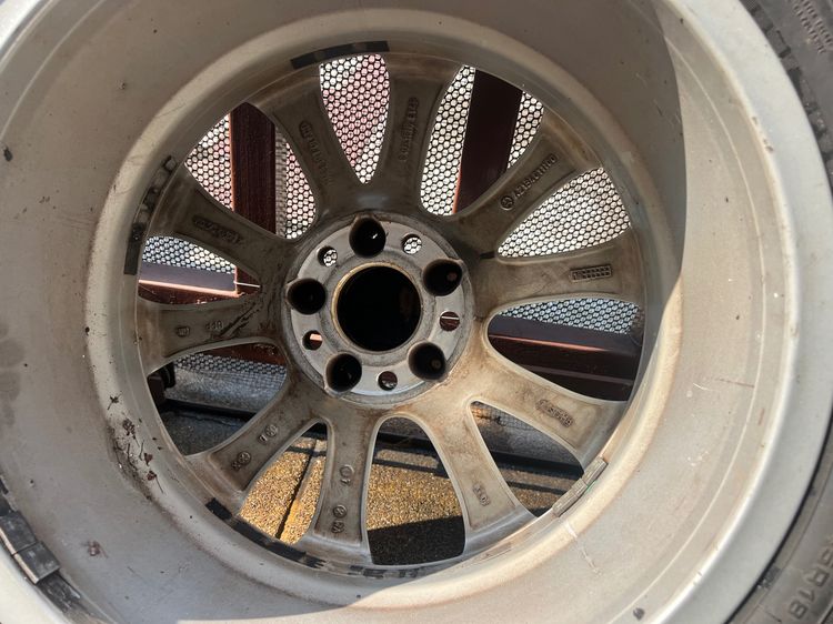 ล้อแม็กซ์ Benz พร้อมยาง Goodyear Run on flat245-45-18 สภาพดี รูปที่ 3