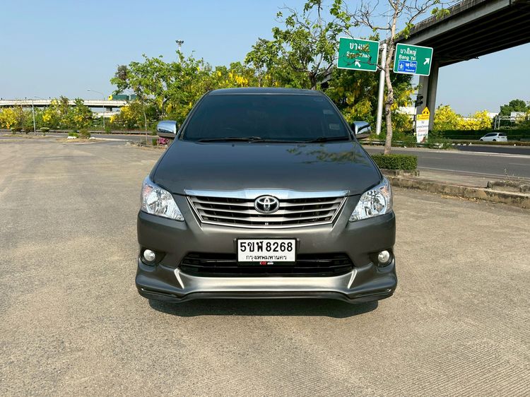 Toyota Innova 2012 2.0 G Utility-car เบนซิน LPG เกียร์อัตโนมัติ เทา รูปที่ 3
