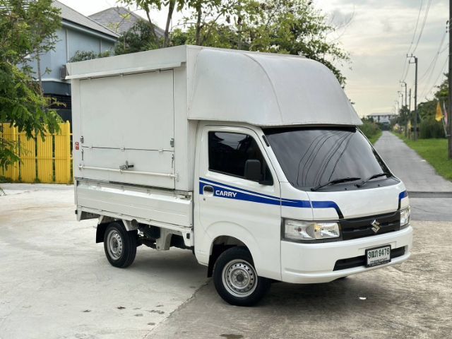 Suzuki Carry 2022 1.5 Pickup เบนซิน ไม่ติดแก๊ส เกียร์ธรรมดา ขาว รูปที่ 4