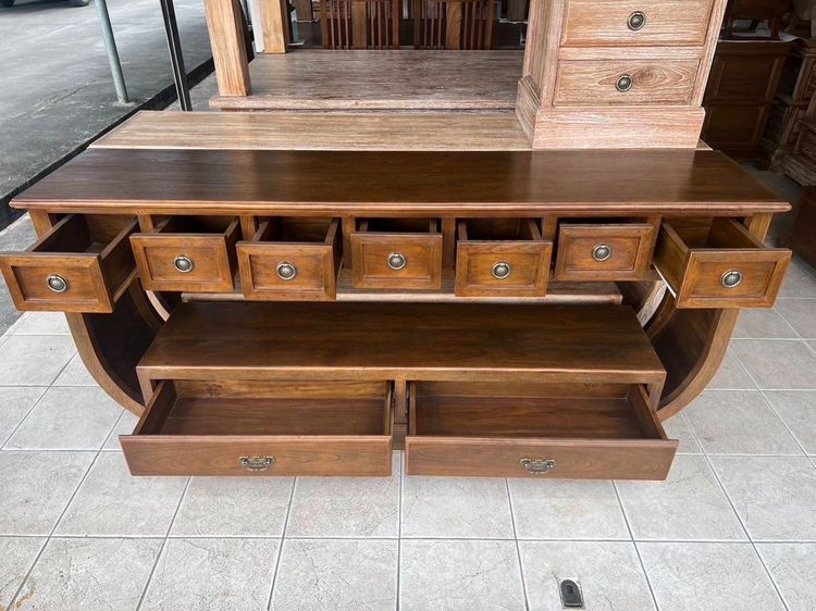 ตู้วางทีวีไม้สักแท้ 9 ลิ้นชัก รูปที่ 4