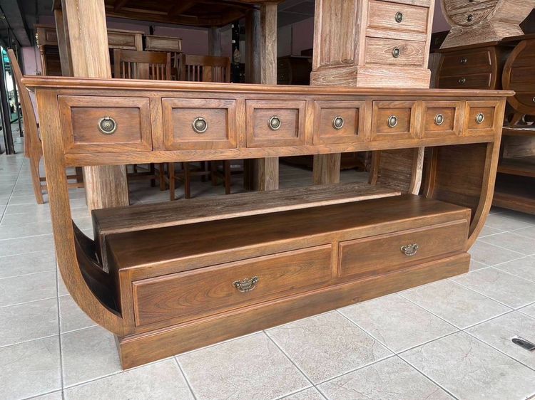 ตู้วางทีวีไม้สักแท้ 9 ลิ้นชัก รูปที่ 2