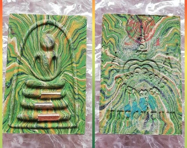 พระสมเด็จสายรุ้งหลวงพ่อแพฝังตะกรุด 3 กษัตริย์ วัดพิกุลทอง สิงห์บุรี ปี 36-37 รูปที่ 3