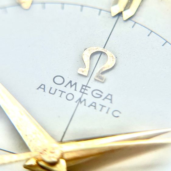 Vintage 1952’s Omega Seamaster white cross-hair dial automatic bumper รูปที่ 5