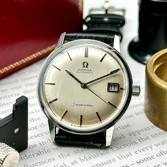 Vintage 1968’s Omega Seamaster silver satin dial automatic Swiss Made รูปที่ 4