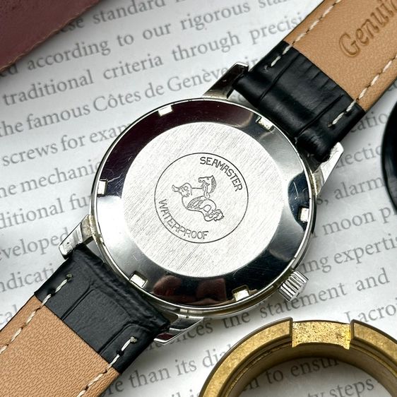 Vintage 1968’s Omega Seamaster silver satin dial automatic Swiss Made รูปที่ 8