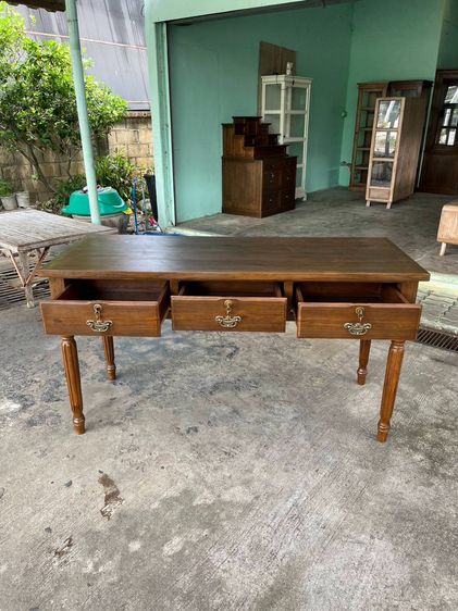 โต๊ะทำงานไม้สัก ขามะเฟือง รูปที่ 2