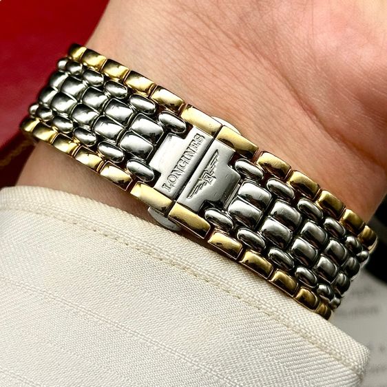 Longines Presence La Grande Classique gold white Roman dial automatic Swiss Made รูปที่ 11