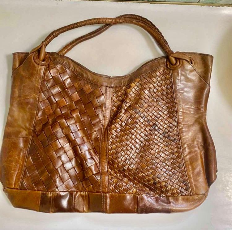 ไม่ระบุ น้ำตาล หนังแท้ Bottega Veneta BOTTEGA  VENETA