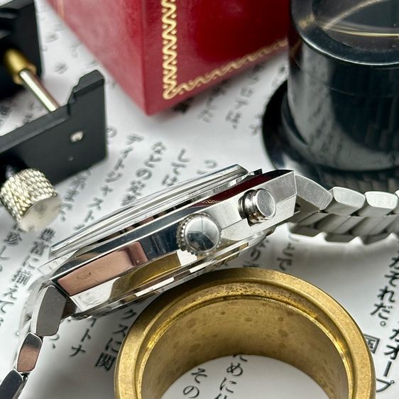 Vintage 1976 Seiko Bell Matic silver sunburst dial made in japan รูปที่ 5