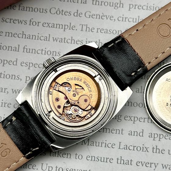 Vintage 1974’s Omega Genève automatic tonneau silver dial  รูปที่ 8