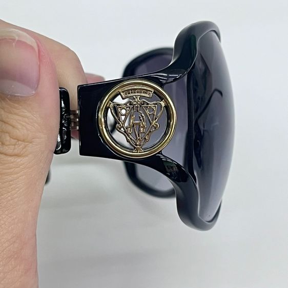 Gucci GG3061-S Made in Italy เลนส์กันแดด กรอบสีกรม โลโก้ทอง ขนาด 61□15 105 รูปที่ 11