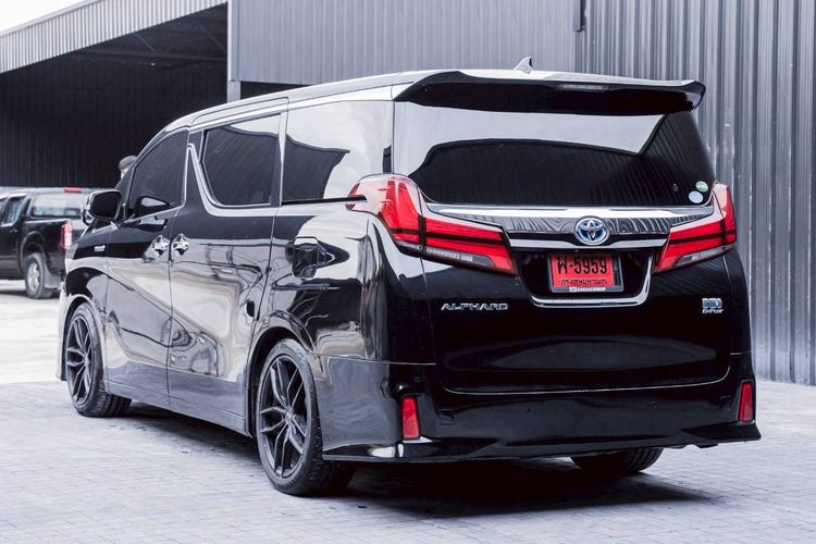 Toyota Alphard 2018 2.5 Hybrid เบนซิน ดำ รูปที่ 4